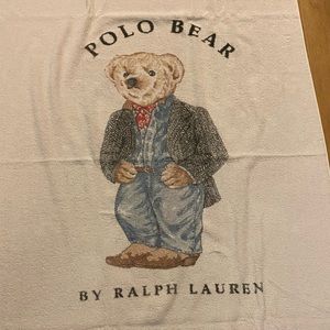 Vintage Ralph Lauren Polo Bear Beach Towel